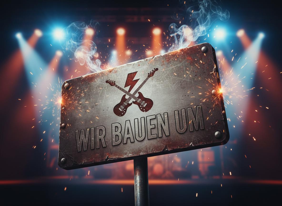 Baustellenbild vernebelt